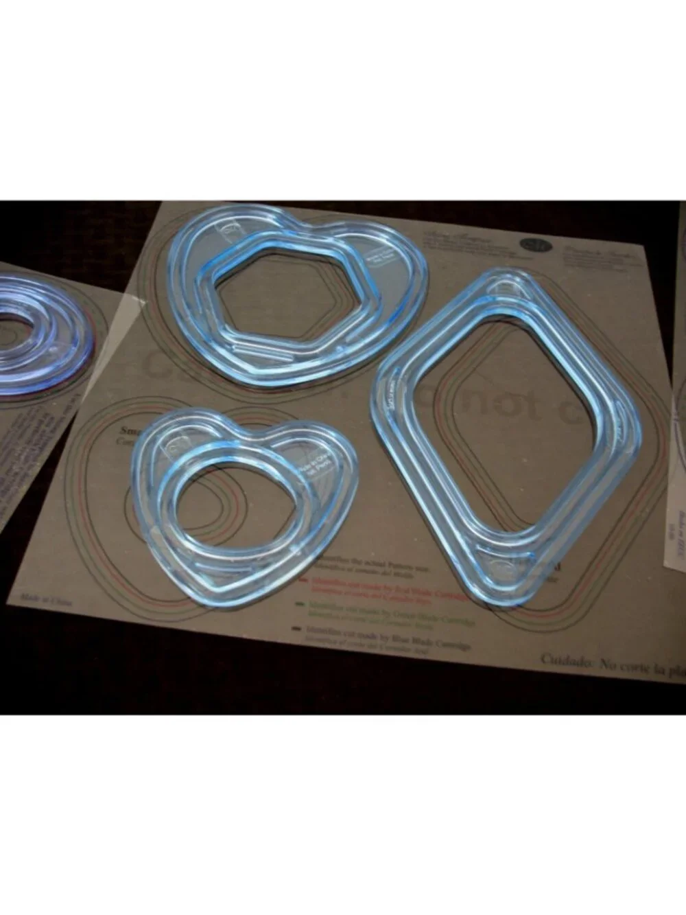Creative Memories CustomCutting, mat blades, Ovals, Circles, Celestial Patterns.